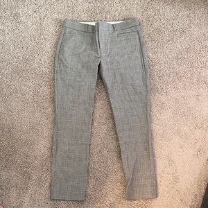 Banana Republic Sloan Women's Gray Plaid Cropped Pants